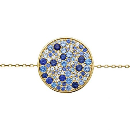 Bracelet pl-or 750 3mic ps
