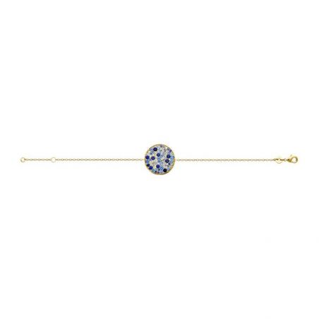 Bracelet pl-or 750 3mic ps
