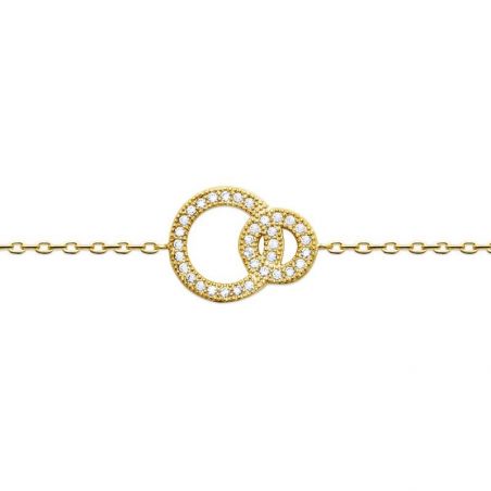 Bracelet pl-or 750 3mic oz microserti