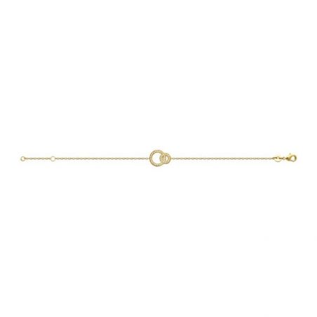 Bracelet pl-or 750 3mic oz microserti