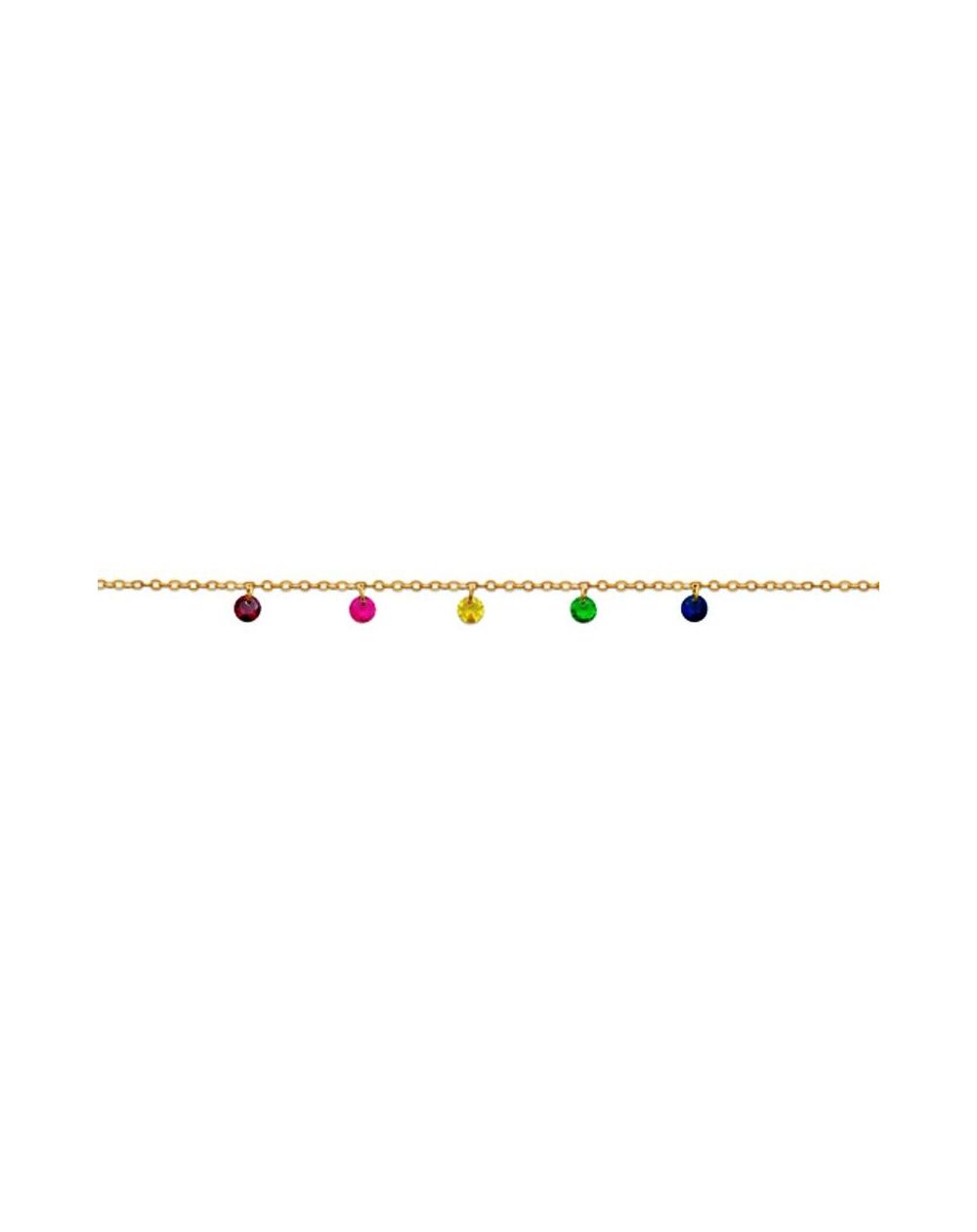 Bracelet pl-or 750 3mic ps