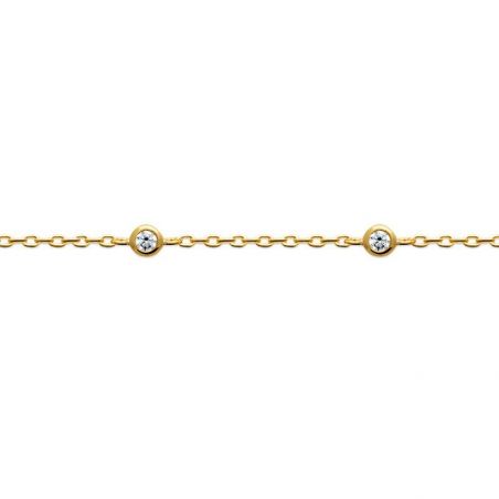 Bracelet pl-or 750 3mic oz