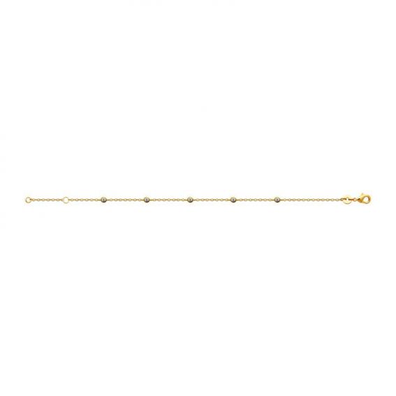 Bracelet pl-or 750 3mic oz