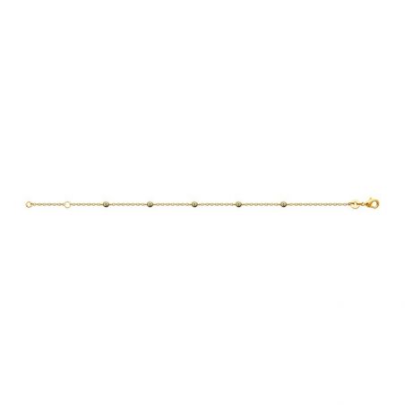 Bracelet pl-or 750 3mic oz