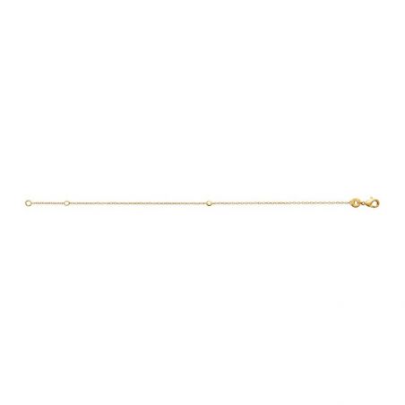 Bracelet pl-or 750 3mic oz