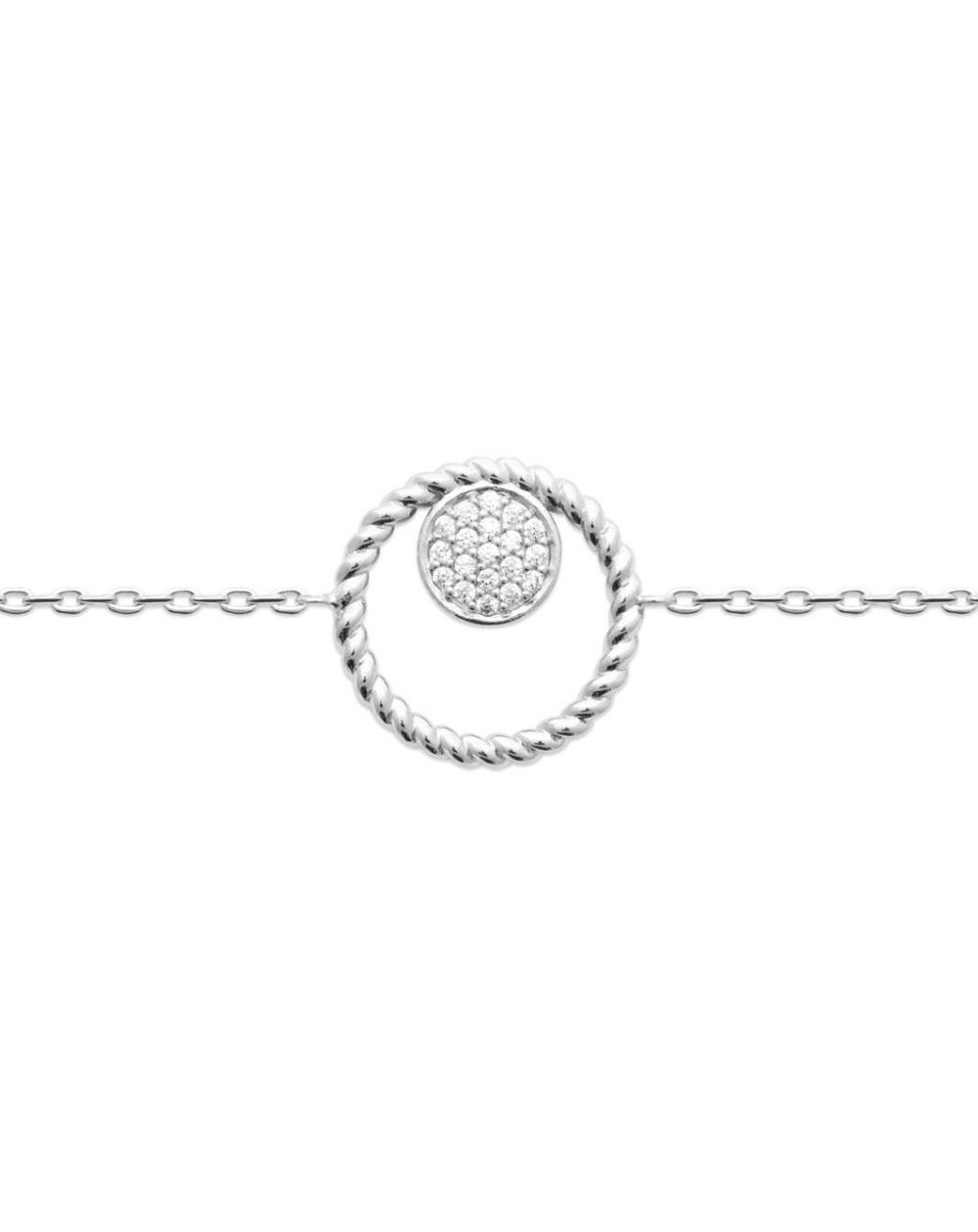 Bracelet argent 925 rhodie oz