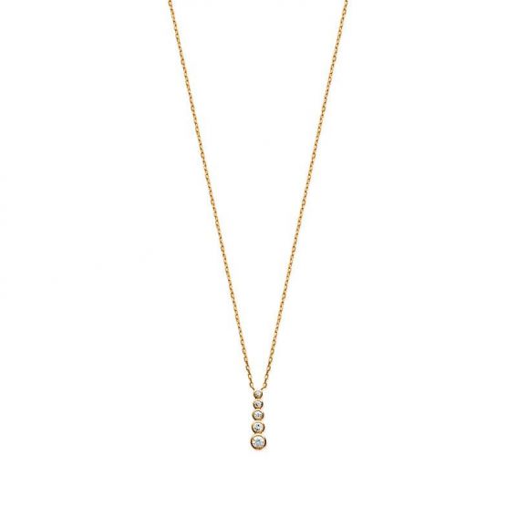 Collier pl-or 750 3mic oz
