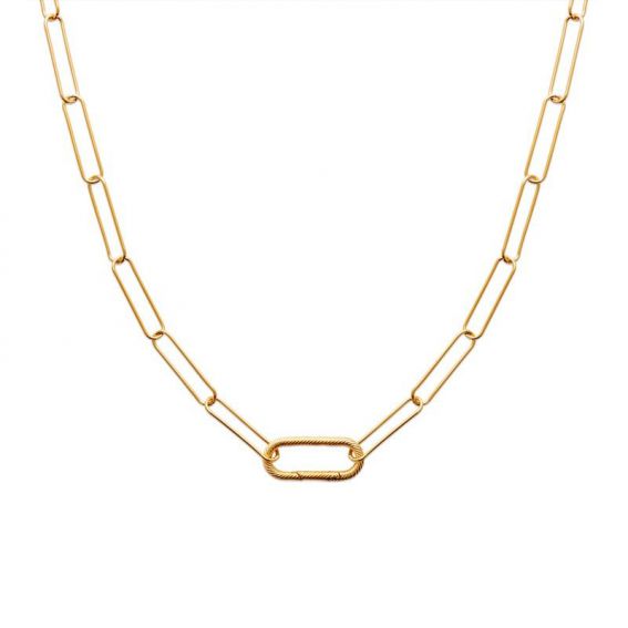 Collier pl-or 750 3mic