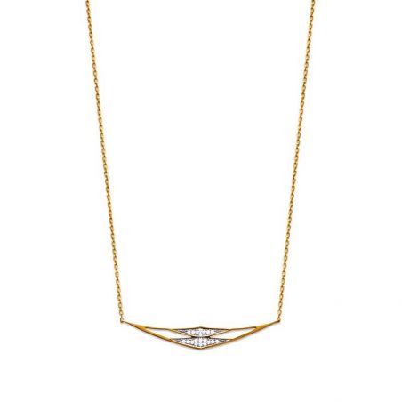 Collier pl-or 750 3mic bic oz