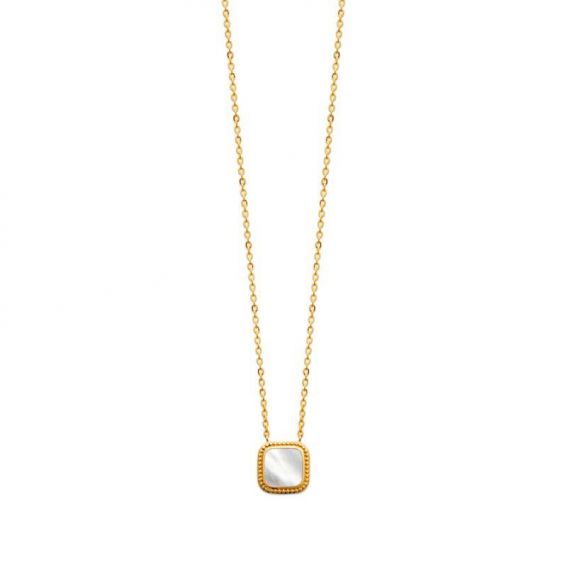 Collier pl-or 750 3mic nacre