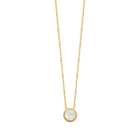 Collier pl-or 750 3mic nacre