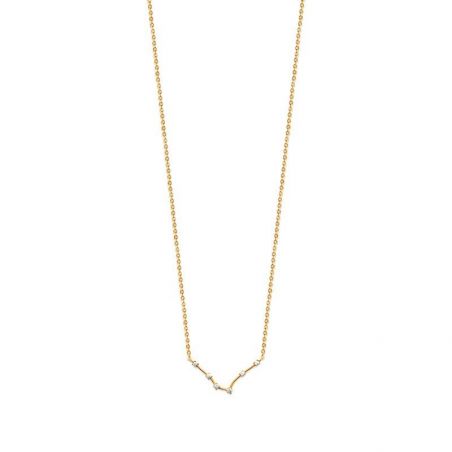 Collier pl-or 750 3mic oz poisson