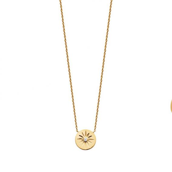 Collier pl-or 750 3mic oz