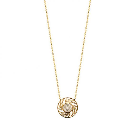 Collier pl-or 750 3mic oz