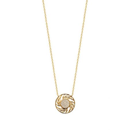 Collier pl-or 750 3mic oz