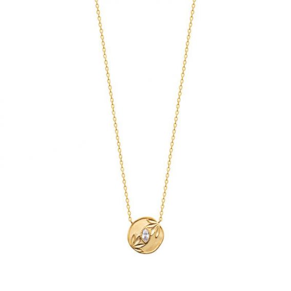 Collier pl-or 750 3mic oz