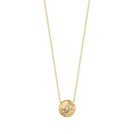 Collier pl-or 750 3mic oz