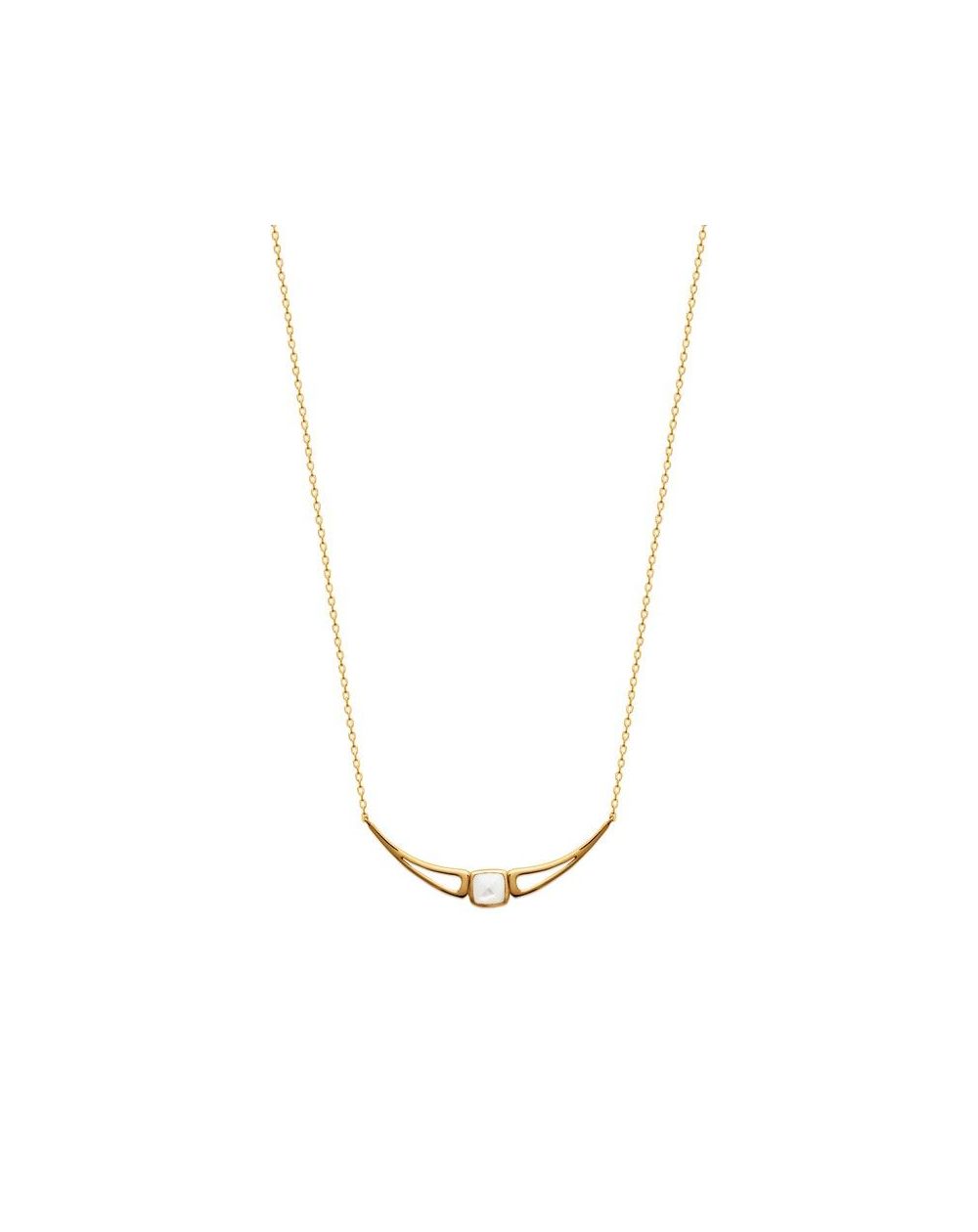Collier pl-or 750 3mic nacre