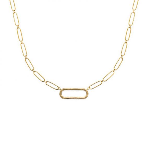 Collier pl-or 750 3mic oz