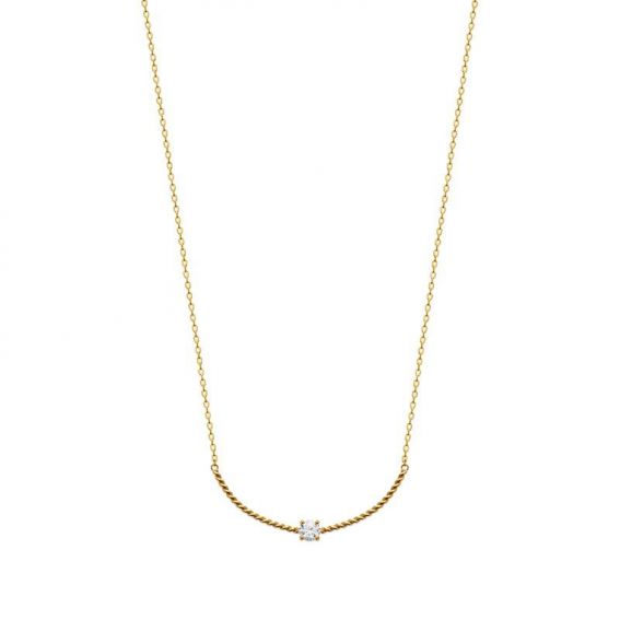 Collier pl-or 750 3mic oz