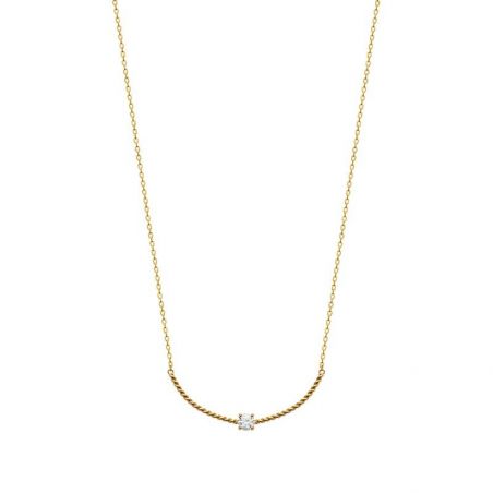 Collier pl-or 750 3mic oz