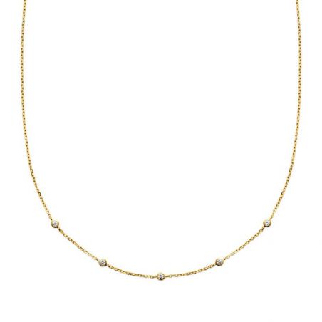 Collier pl-or 750 3mic oz