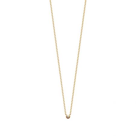 Collier pl-or 750 3mic oz