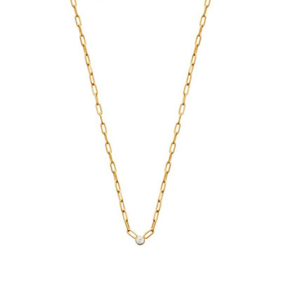 Collier pl-or 750 3mic oz