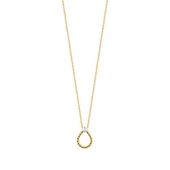 Collier pl-or 750 3mic oz