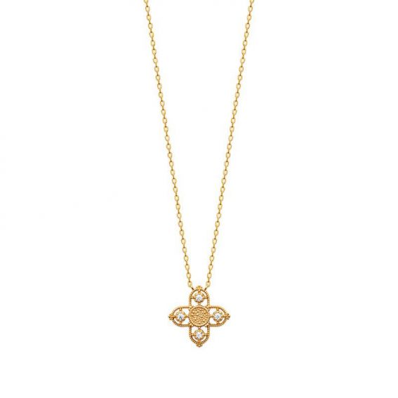 Collier pl-or 750 3mic oz