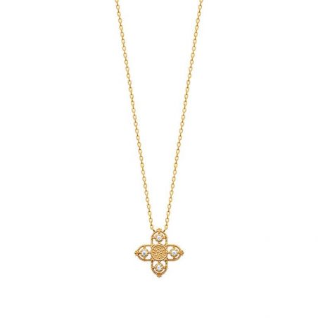 Collier pl-or 750 3mic oz