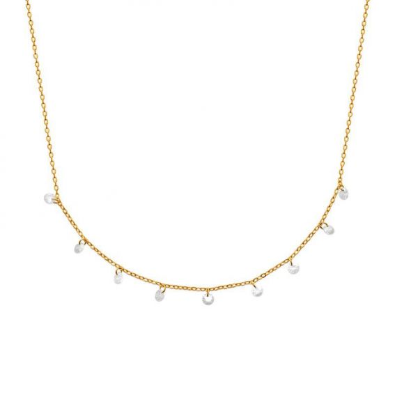 Collier pl-or 750 3mic oz