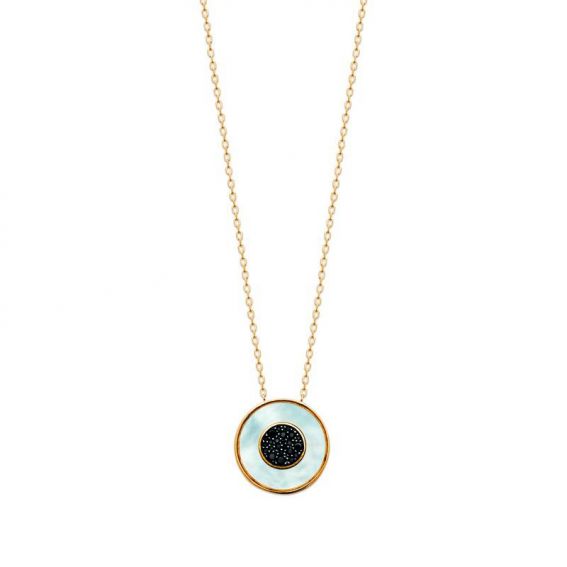 Collier pl-or 750 3mic nacre ps