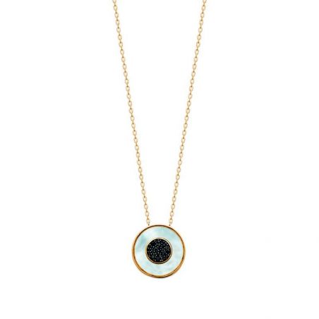 Collier pl-or 750 3mic nacre ps