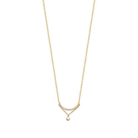 Collier pl-or 750 3mic oz
