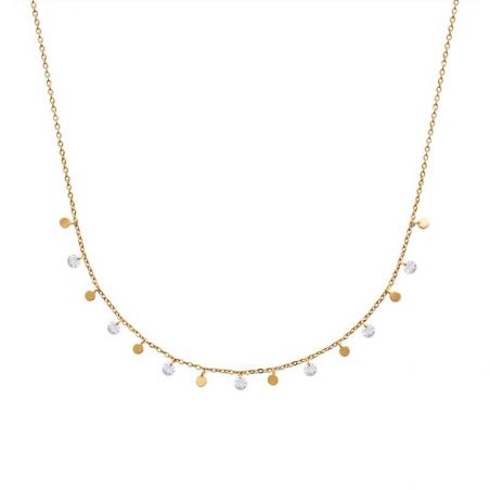 Collier pl-or 750 3mic oz