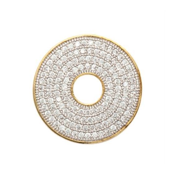 Pendentif pl-or 750 3mic bic oz microserti