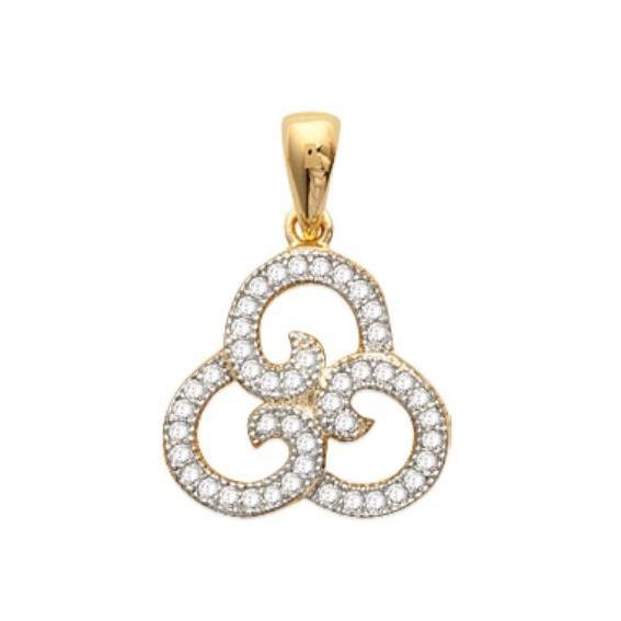 Pendentif pl-or 750 3mic bic oz microserti