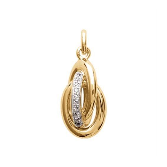 Pendentif pl-or 750 3mic oz