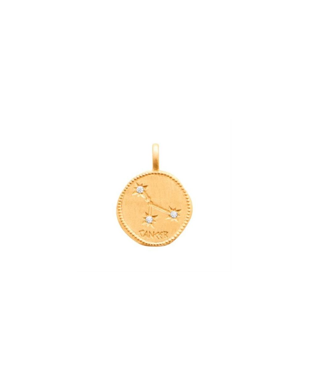 Pendentif pl-or 750 3mic oz cancer