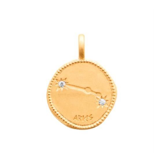 Pendentif pl-or 750 3mic oz belier