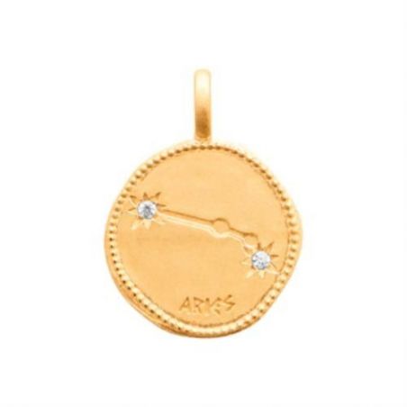 Pendentif pl-or 750 3mic oz belier