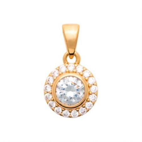 Pendentif pl-or 750 3mic oz