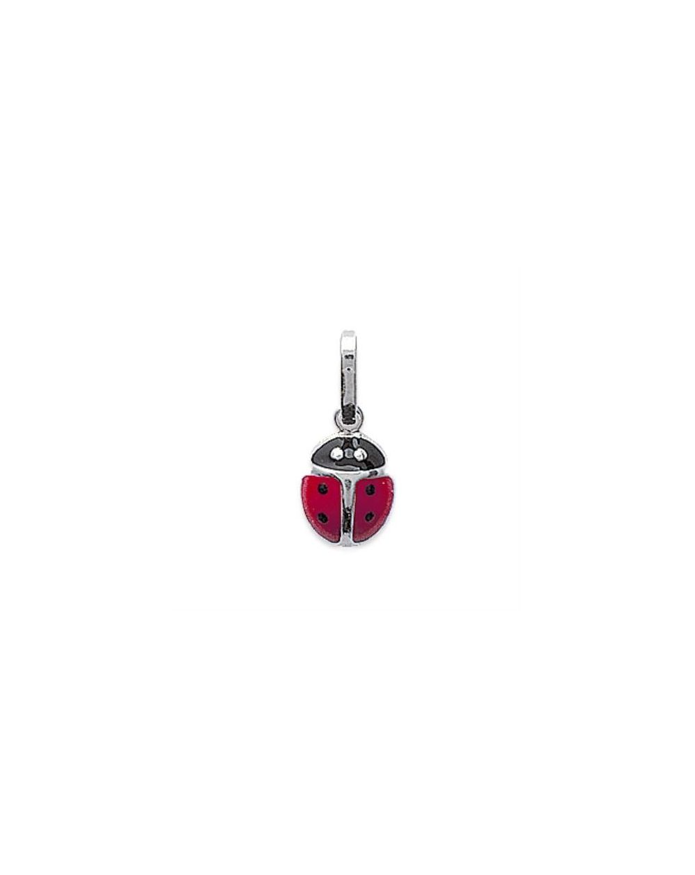 Pendentif argent 925 rhodie email