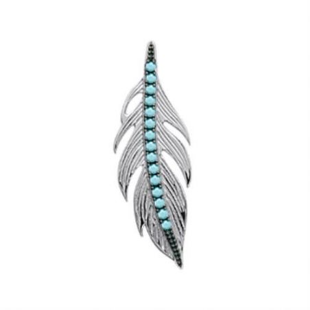 Pendentif argent 925 rhodie ps