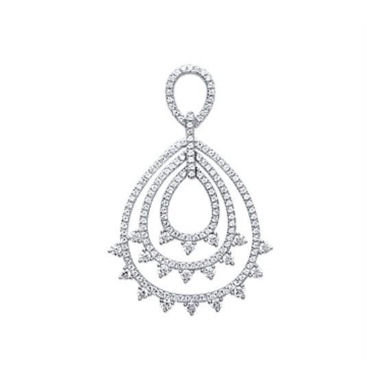 Pendentif argent 925 rhodie oz microserti