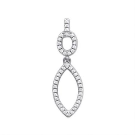Pendentif argent 925 rhodie oz microserti