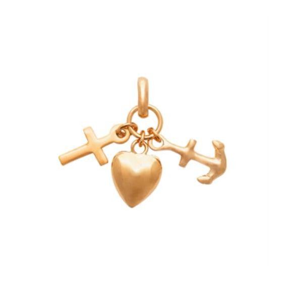 Pendentif pl-or 750 3mic