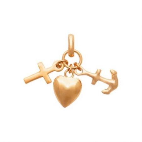 Pendentif pl-or 750 3mic