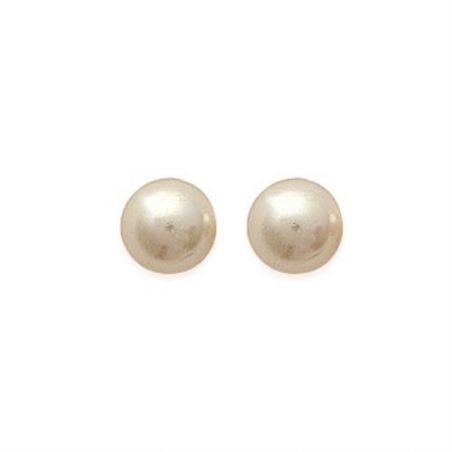 B.o tige argent perles imit
